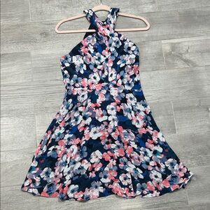 Express Multicolor Floral Dress